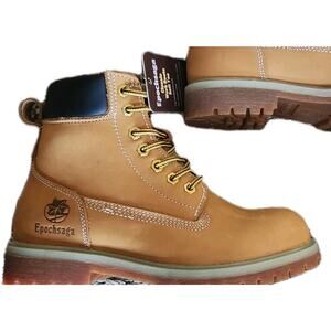 Soft Toe Classic Upgraded Work Boots Men 5.5 Womens 7 Waterproof Full Grain Tan